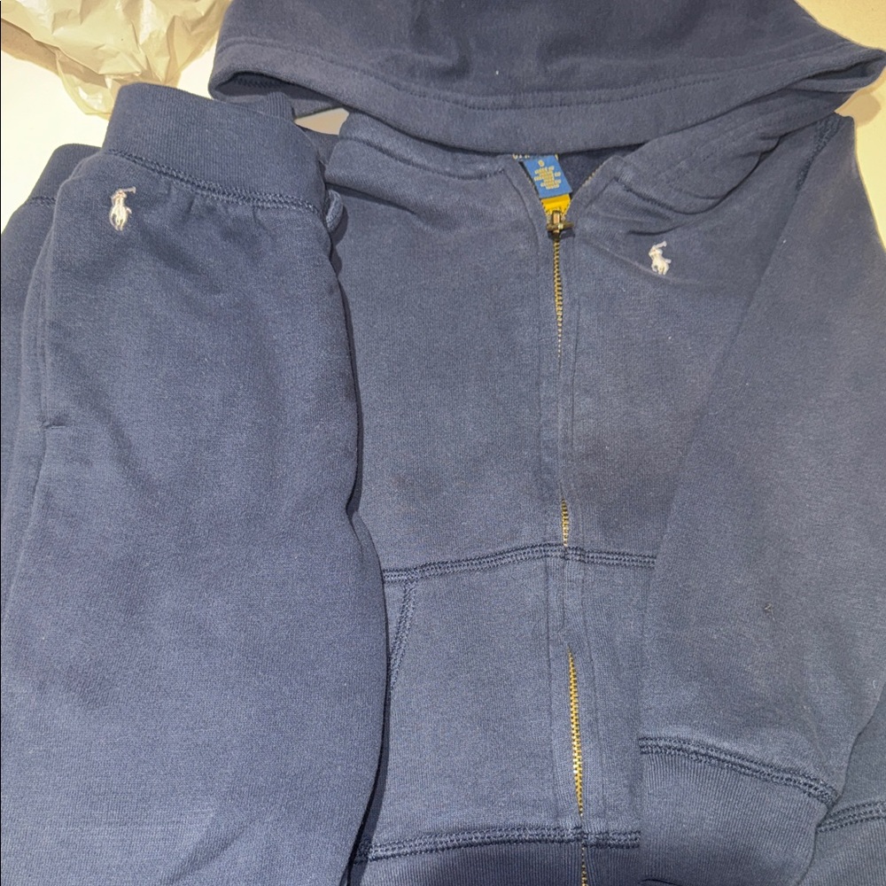 Polo by Ralph Lauren Kids Matching Set in Navy Blue